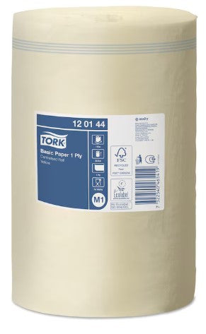 Paper towels TORK M1 Universal Mini, 1 ply, yellow, 115 m, 120144