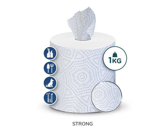 Paper towels AMOOS, 3-ply, 70 m, 22cm