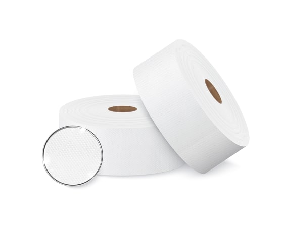 Toilet paper AMOOS JUMBO with perforation 1 ply, 300 m, 250 mm