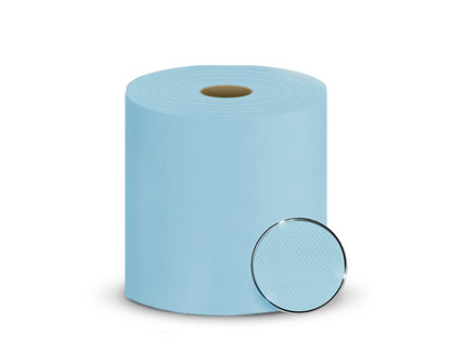 Industrial paper with perforation AMOOS, 2 layers, 300m, 23.5cm, blue