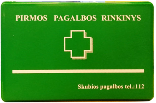 Pirmosios pagalbos rinkinys (atnaujinta sudėtis), 1 vnt