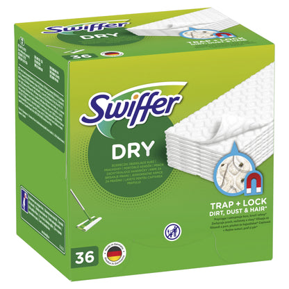 Swiffer Sweeper dry cloths, refill 36pcs