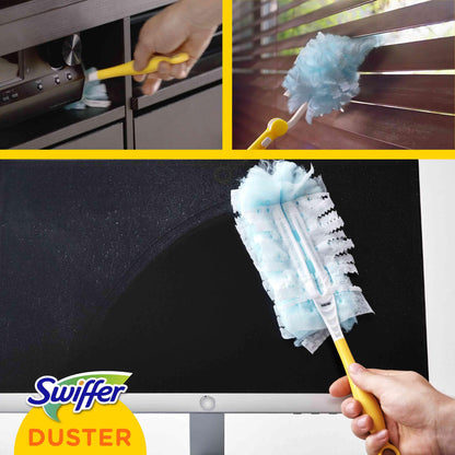 Swiffer Duster Starert Kit mini handle + 4pcs refill