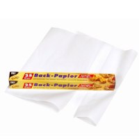 Baking paper, brown, 40 gsm, siliconized, 38 x 42 cm, 25 sheets