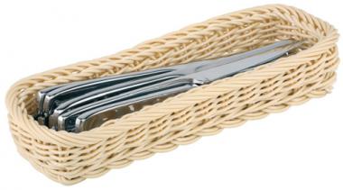 Tool basket, polypropylene, beige, 27 x 10 cm, H 4.5 cm, 1 pc.