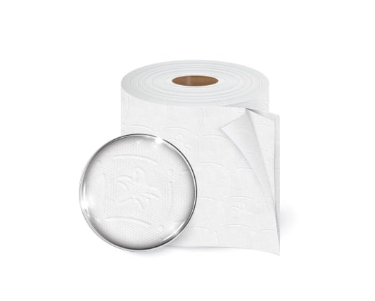 Toilet paper AMOOS in rolls with perforation, 2 layers 17 m, 108 mm