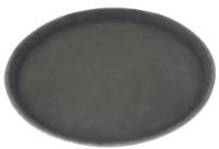 Bartender tray, non-slip, black, D 27 cm, 1 pc.