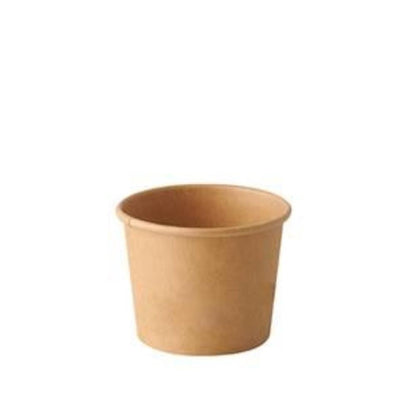 Disposable sauce container KRAFT, paper, 60 ml, D 6 cm, 50pcs