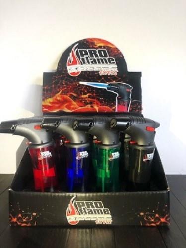 Lighter PROflame EXPERT, mini, refillable, turbo flame, pcs.