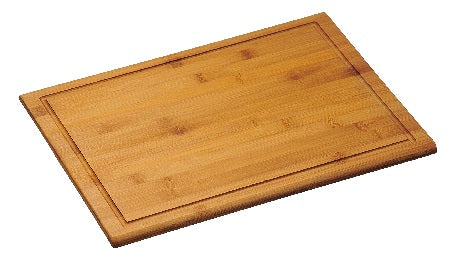 Cutting board, with groove, bamboo, 31 x 21 cm, H 1.6 cm, pcs.