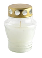 Candle, grave, MANGO, filled, H 11 cm, burning time up to 24 hours, pcs.