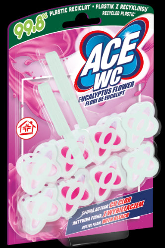 WC tualeto gaiviklis-valiklis ACE, Eucalyptus Flower, 2 vnt x 48 g