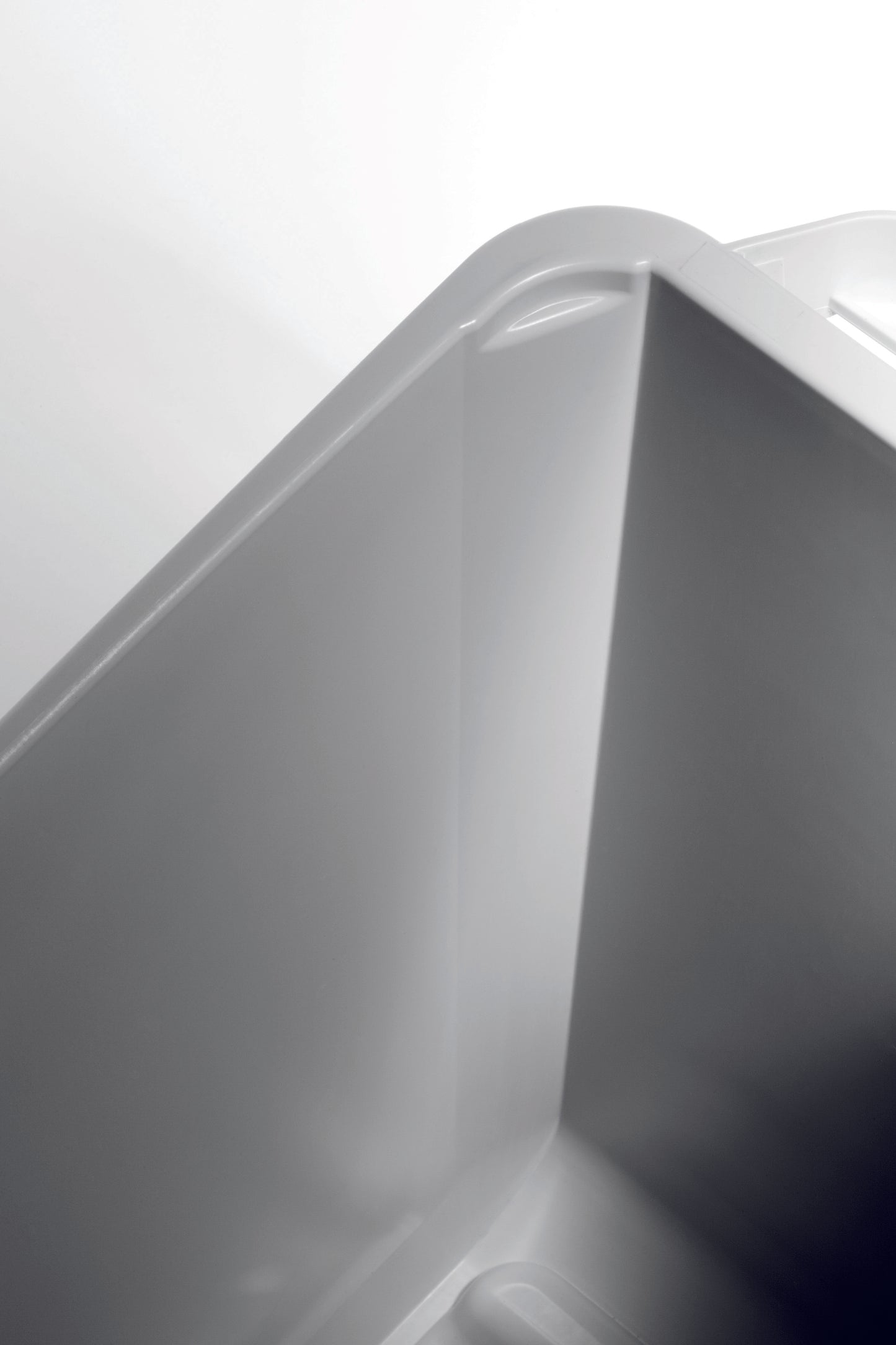 Šiukšlių dėžė rūšiavimui DURABIN® 60L stačiakampė, pilka sp. (dangtis perkamas atskirai)