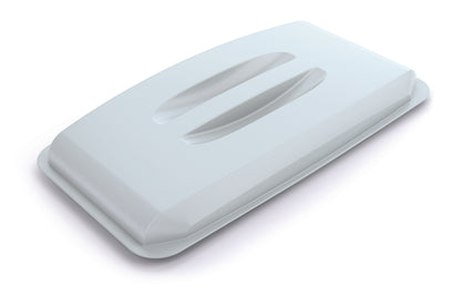 Trash can lid DURABIN® 60L rectangular, white,
