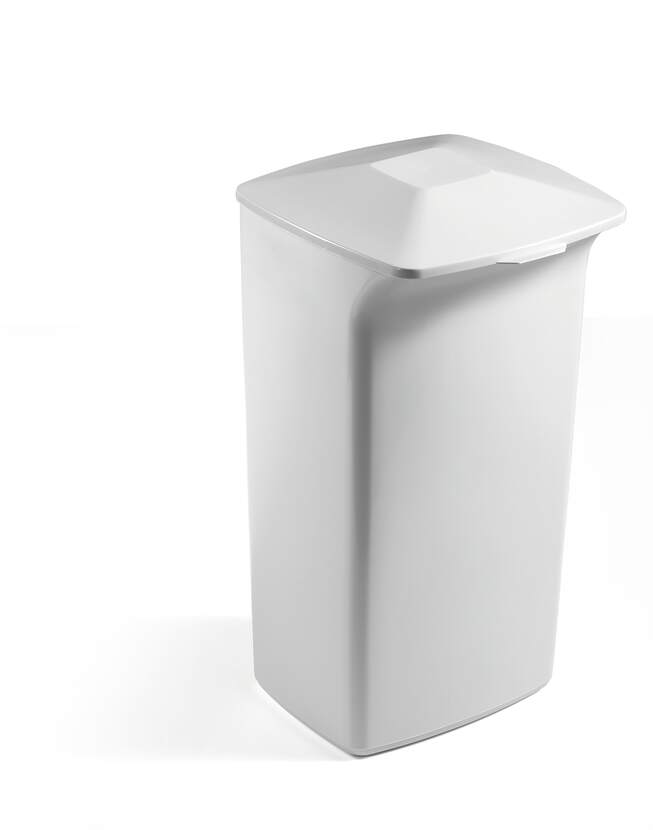 Šiukšlių dėžės dangtis DURABIN® 40L stačiakampis, pilka sp.