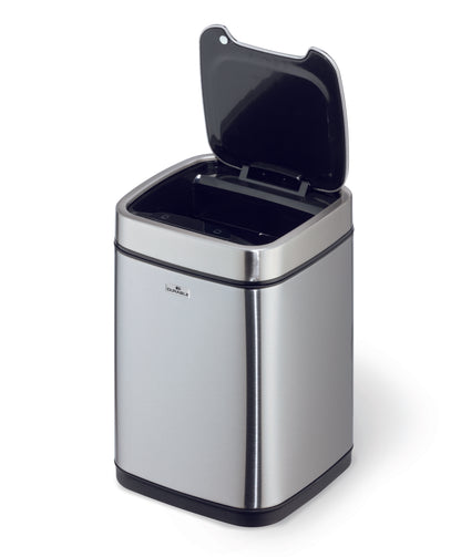 Sensorinė šiukšlių dėžė NO TOUCH 6L, sidabrinė sp.