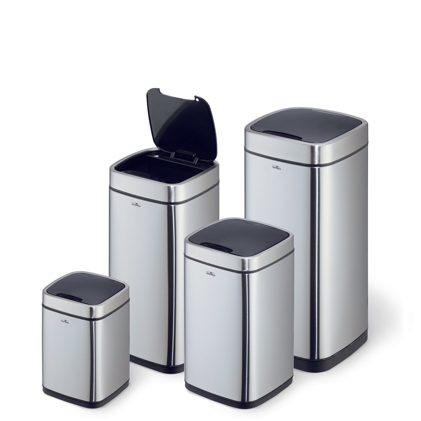 Sensorinė šiukšlių dėžė NO TOUCH 6L, sidabrinė sp.