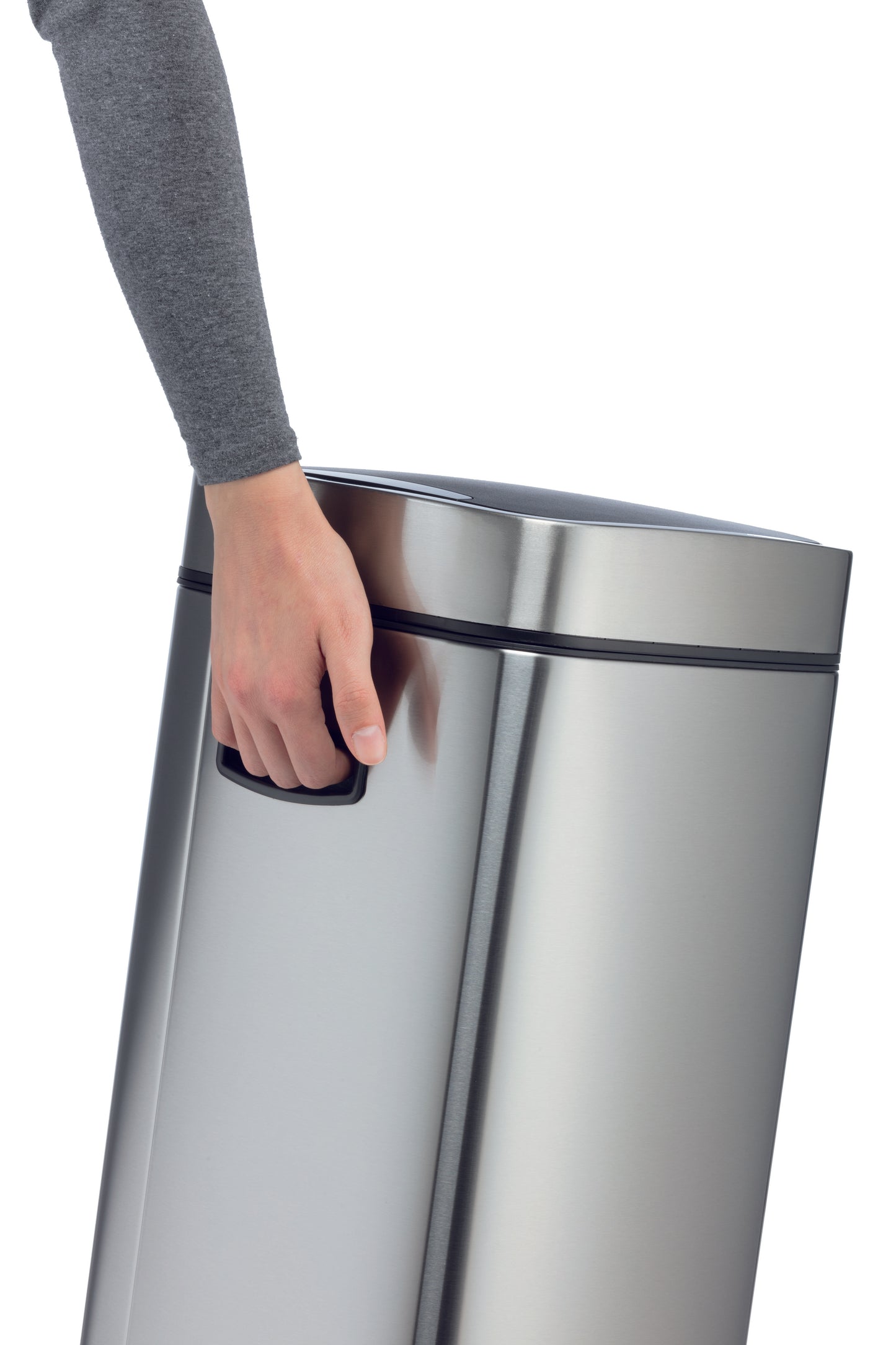 Sensorinė šiukšlių dėžė NO TOUCH 21L, sidabrinė sp.