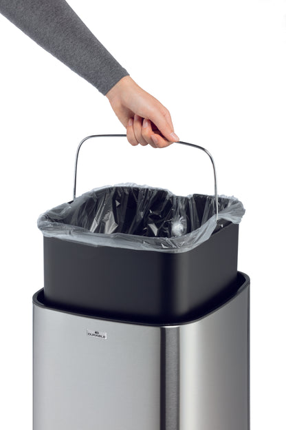 Sensorinė šiukšlių dėžė NO TOUCH 35L, sidabrinė sp.