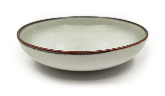 Plate RUSTIC MINT, deep, porcelain, 800 ml, D 20 cm, H 5.5 cm, pcs.