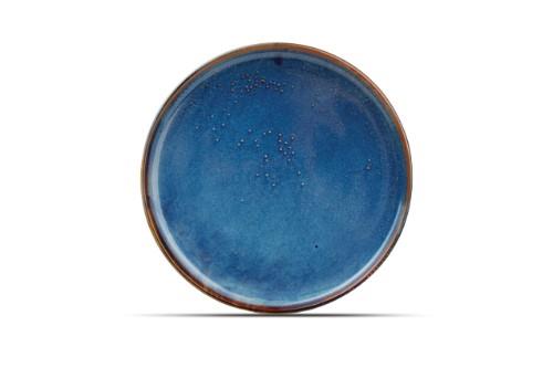 Plate NOVA, blue, porcelain, D 28.5 cm, H 3 cm, pcs.