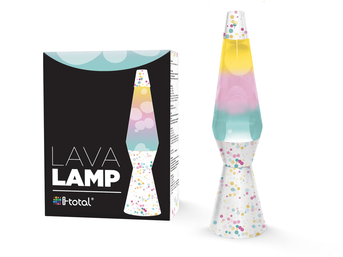 Lava Lamp Itotal 36 cm BUBBLES AW24, pink