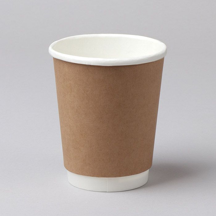 Disposable paper cups MULTIPACK, 300ml, Ø 90 mm., brown, 25 pcs./pack.