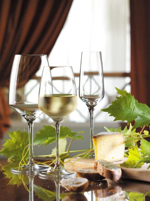 Glass EXPERIENCE, for white wine, crystal glass, 350 ml, D 8 cm, H 21.4 cm, 6 pcs