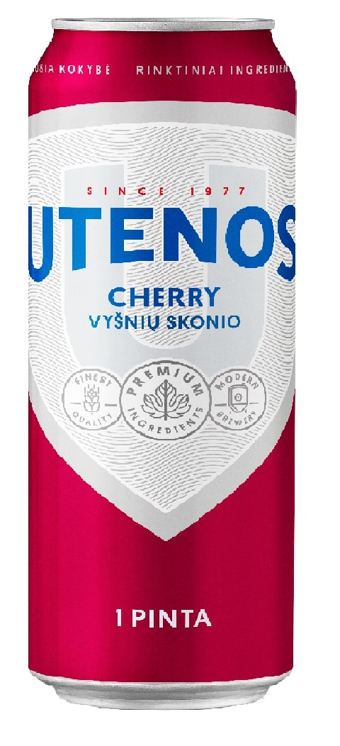 Alus UTENOS Kriek 4,6% ,0,568 l,  skardinėje