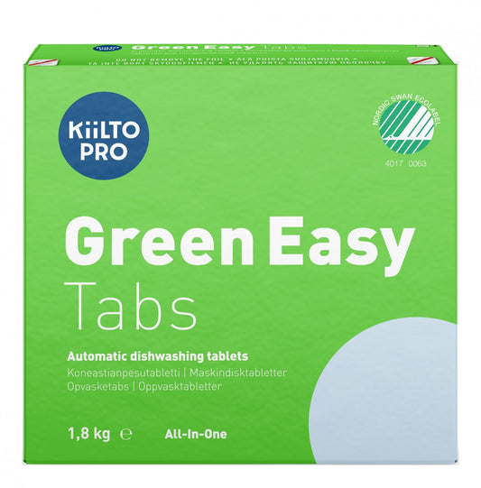 Dishwasher tablets KIILTO GREEN EASY, 2 kg (100 pcs.)