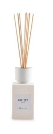 Home fragrance Gallery White, with sticks/glass, 120 ml, H 12.5 cm, pcs.