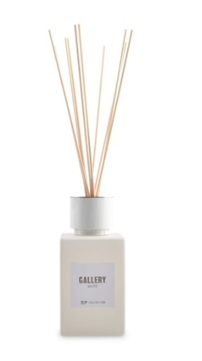 Home fragrance Gallery White, with sticks/glass, 500 ml, H 18 cm, pcs.