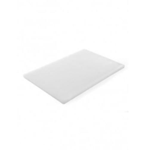 Cutting board, HDPE, white, 45 x 30 cm, H 1.2 cm, pcs.