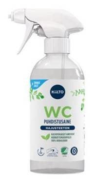 Kiilto biodegradable toilet cleaner, spray 600ml, 58042