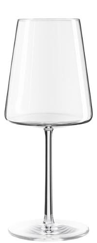 POWER glass, for red wine, crystal glass, 520 ml, H 22.6 cm, D 9.3 cm, 6 pcs