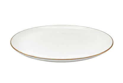Lėkštė Gold, porcelianas, D 21 cm, vnt