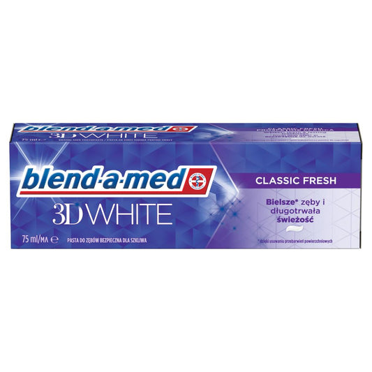 Dantų pasta BLEND A MED 3D WHITE, 75ml