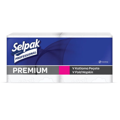 Table napkins SELPAK PRO Premium V-Fold, for dispensers, 1 sheet, 250 sheets
