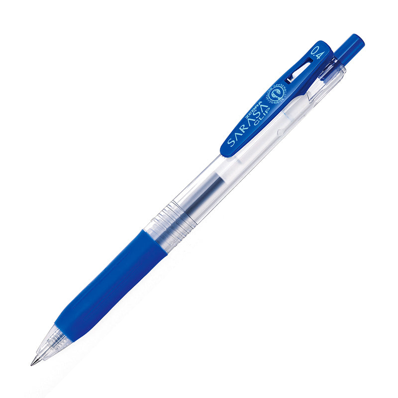 Gelinis rašiklis ZEBRA SARASA CLIP 0,4 mm, mėlyna