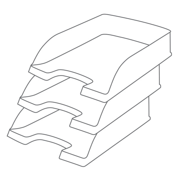 Document tray Leitz Recycle, A4, red