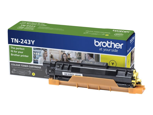 Brother TN-243Y (TN243Y) Laser Cartridge, Yellow, 1000 pages