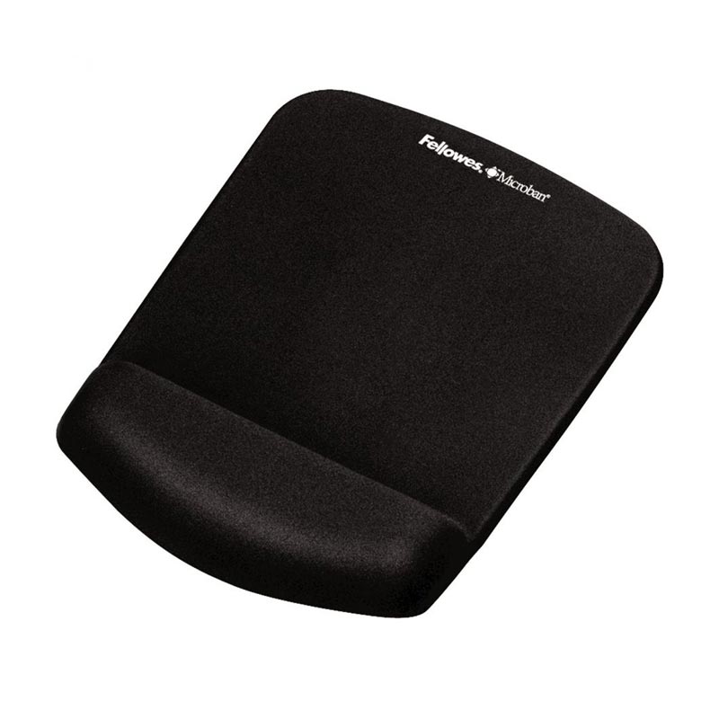 Mouse pad with wrist rest FELLOWES PlushTouch™ (9252003), black