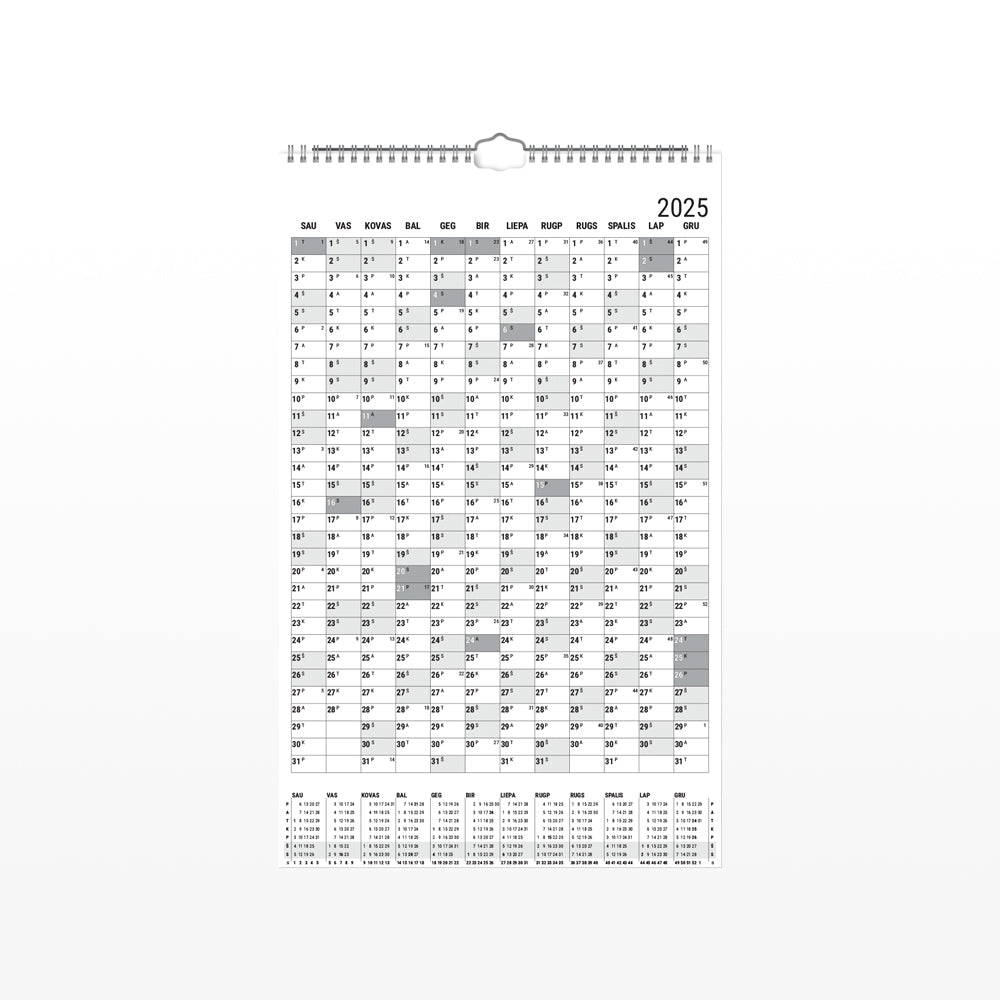 Kalendorius MONO PLANNER, 2027