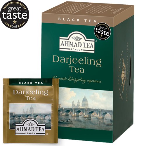 Arbata AHMAD Alu Darjeeling, juoda, 20 vnt. x 2 g, vokeliuose