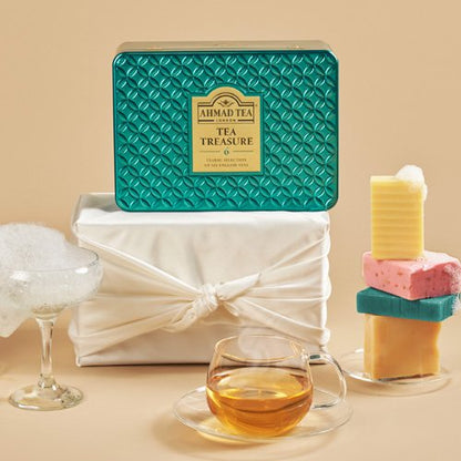 Juodosios ir žaliosios arbatos rinkinys AHMAD CHEST FOUR, 60 pak. x 2 g