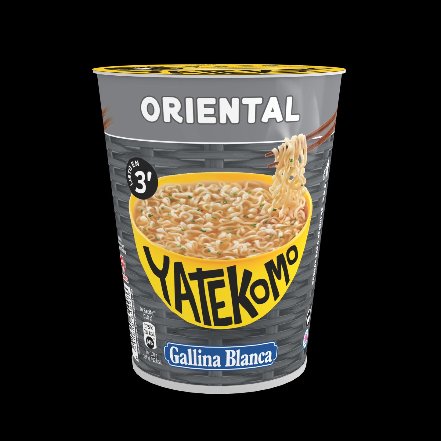 Instant noodles YATEKOMO, oriental flavor, 60 g