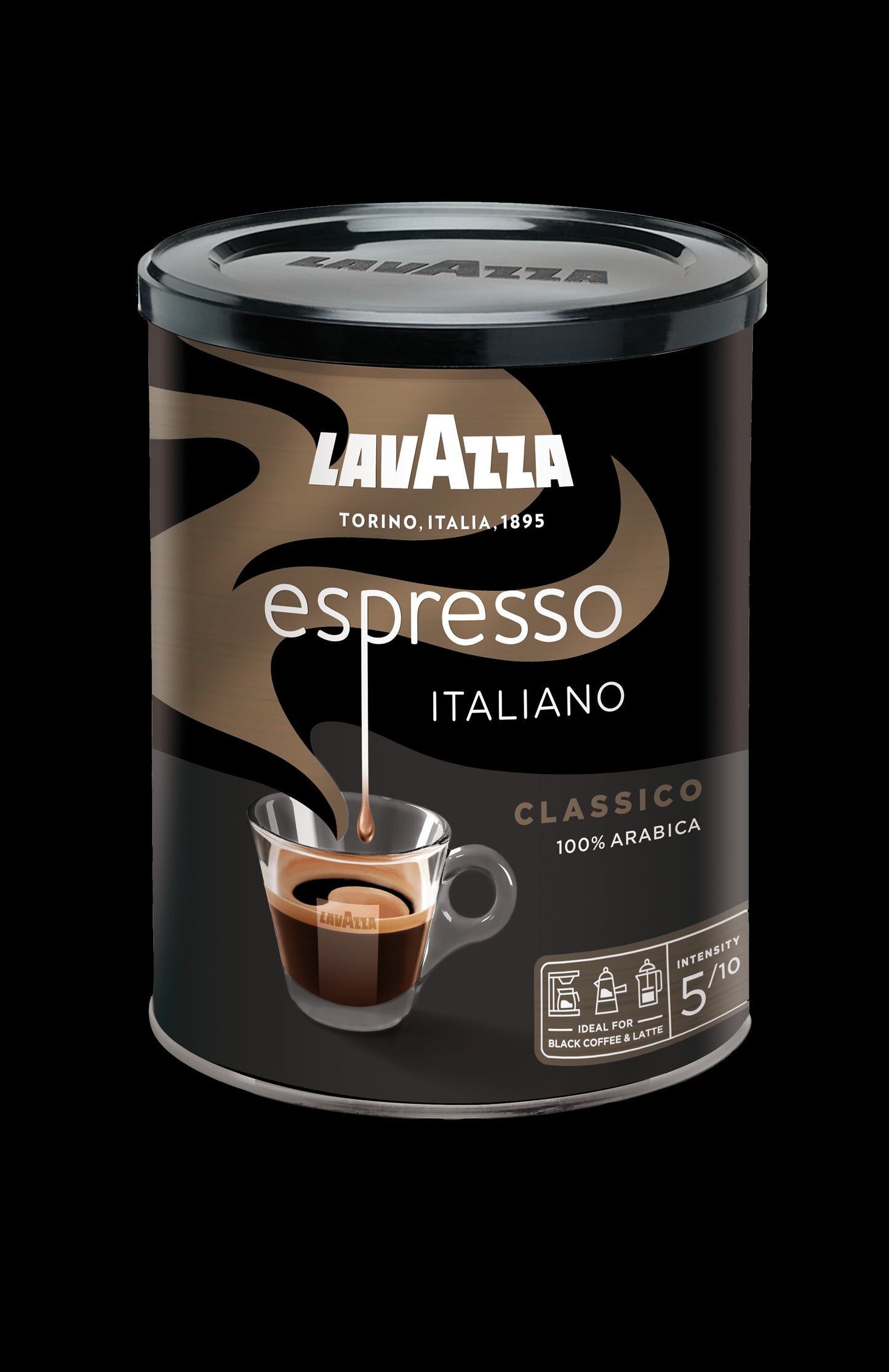 Kava LAVAZZA Espresso, malta, 250 g, metalinėje dėžutėje