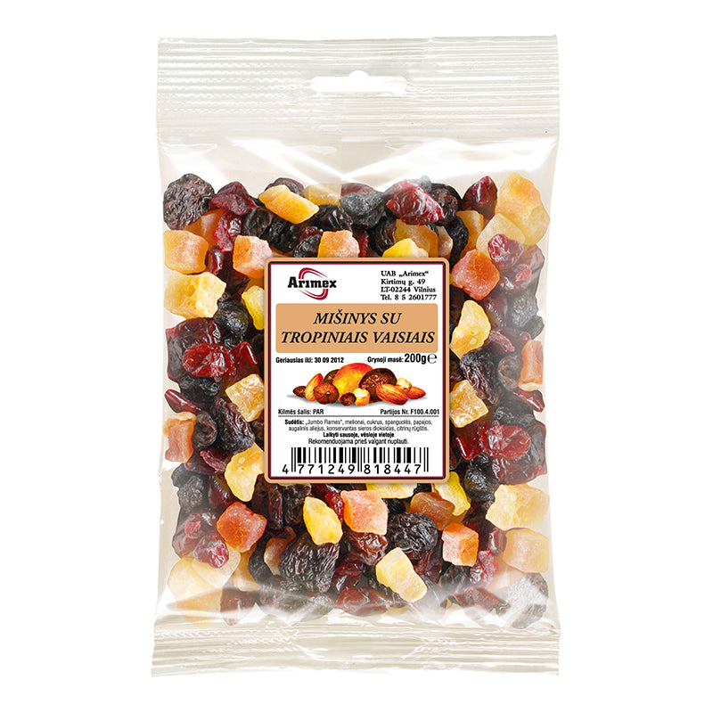 Tropical fruit mix, 200 g