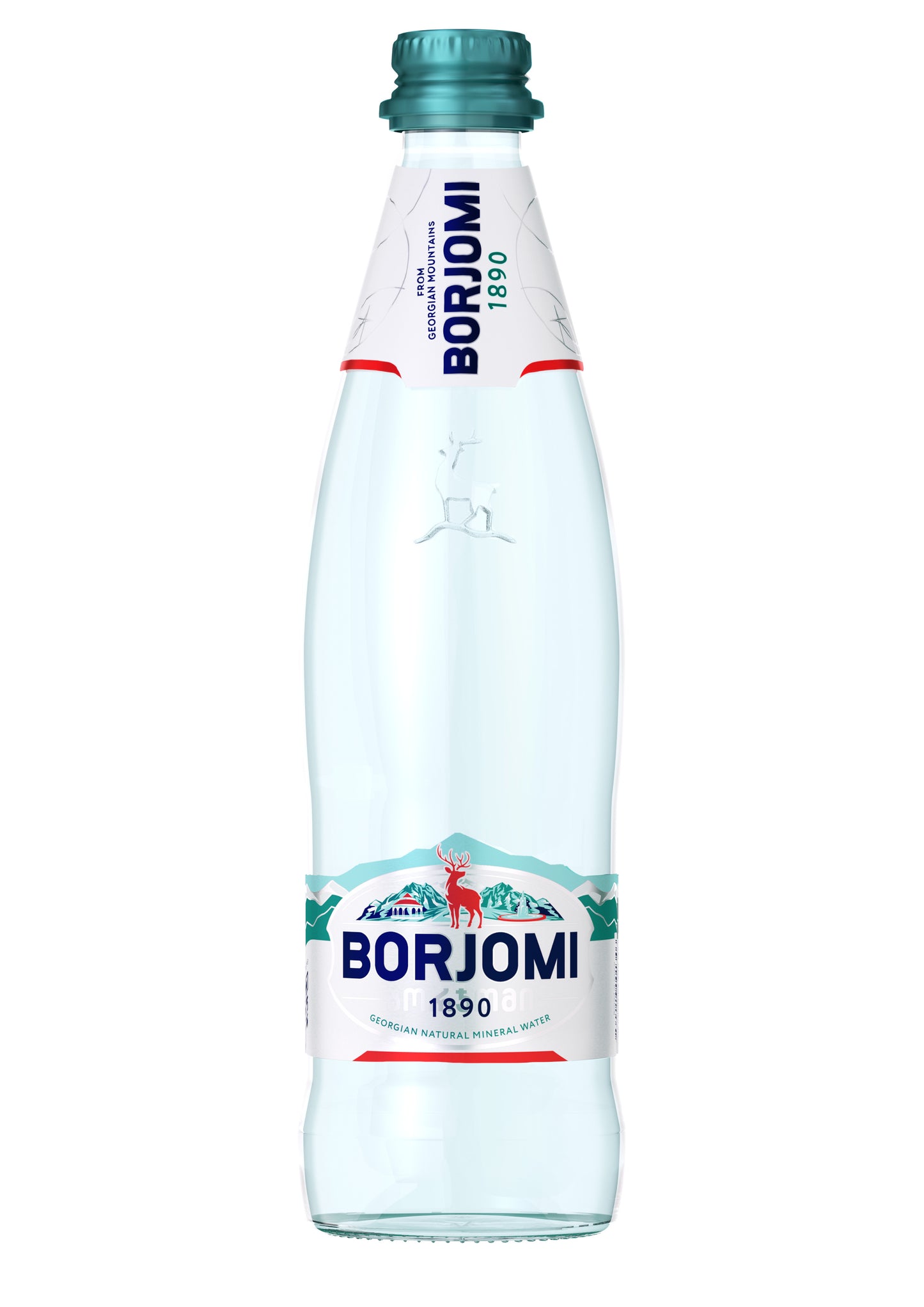 Mineralinis vanduo BORJOMI 0.5 L, stiklinis butelis D