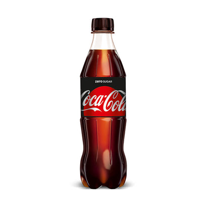 Refreshing drink COCA COLA ZERO, 0.5 l, PET D